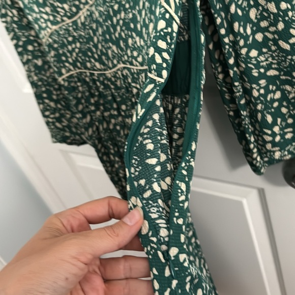 ba&sh Esmee Green Midi Dress- Size 2 or Medium - Picture 6 of 10